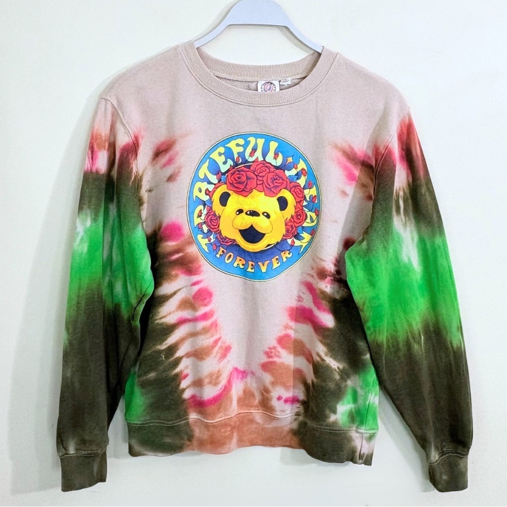NWOT Grateful Dead Tie-Dye Fleece Graphic Women’s Sweatshirt